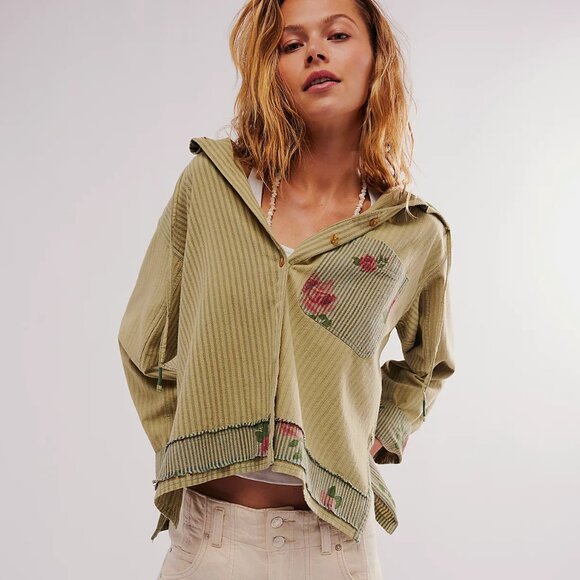 025 We the Free About to Slide Hoodie NWOT in Green Size Large - Picture 2 of 11